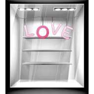 Αυτοκόλλητο βιτρίνας - Αγίος Βαλεντίνος 62